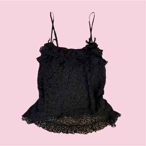 Black Victoria’s Secret lace cami - Size L